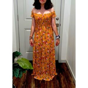 Floral maxi dress